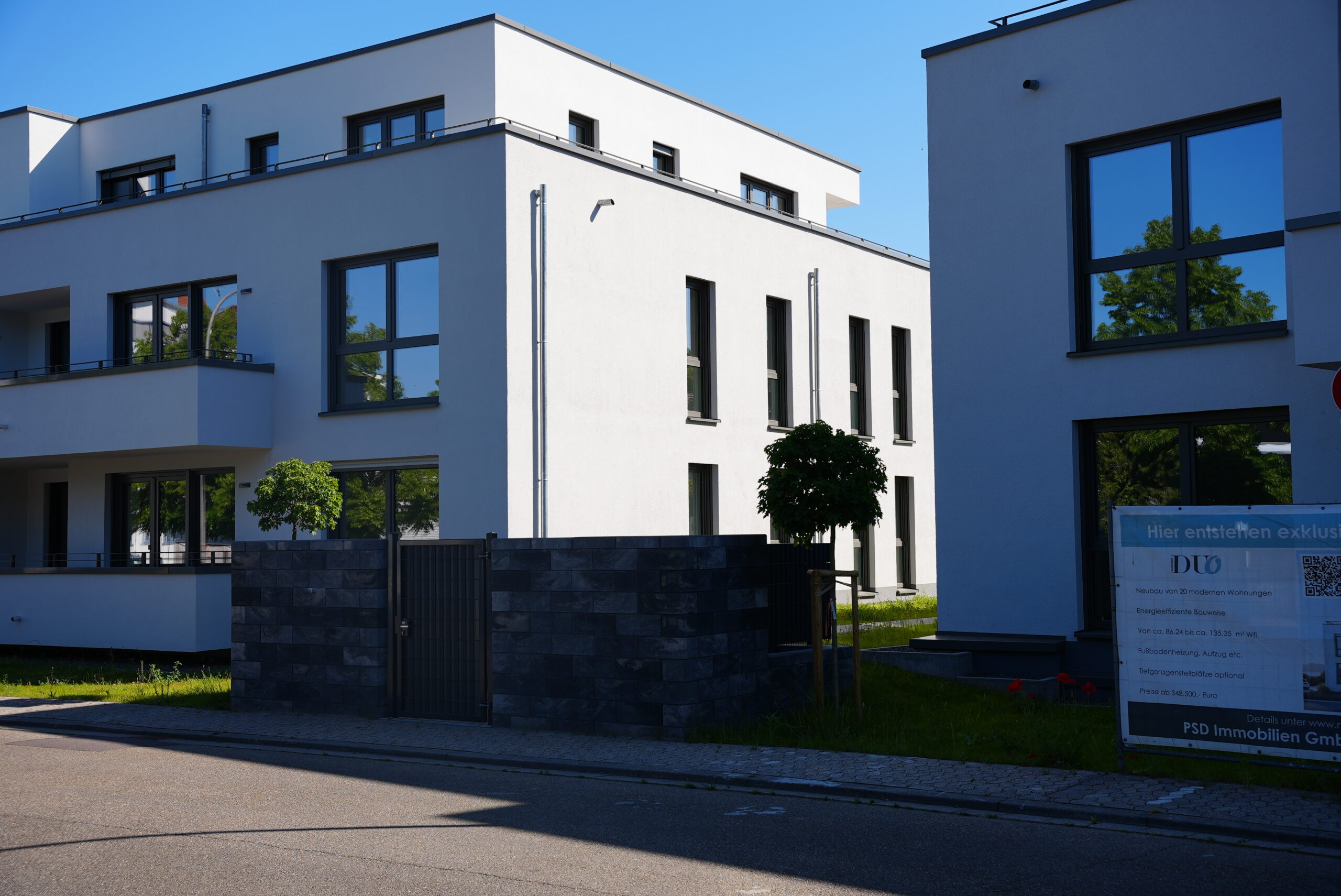 Außenansicht Neubauprojekt Saarbrücken Güdingen
